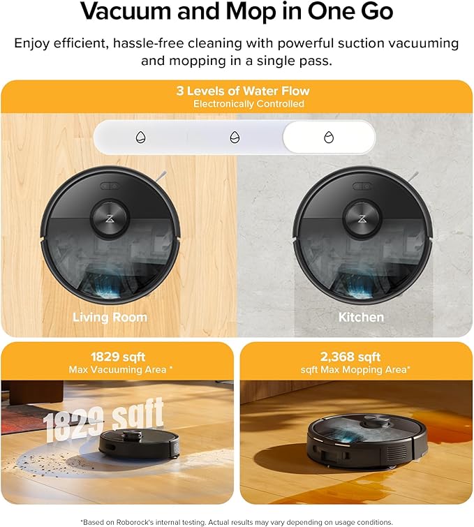 roborock Q7 M5+ Robot Vacuum and Mop, Upgraded from Q5 Max+, 10000Pa Suction - Image 5