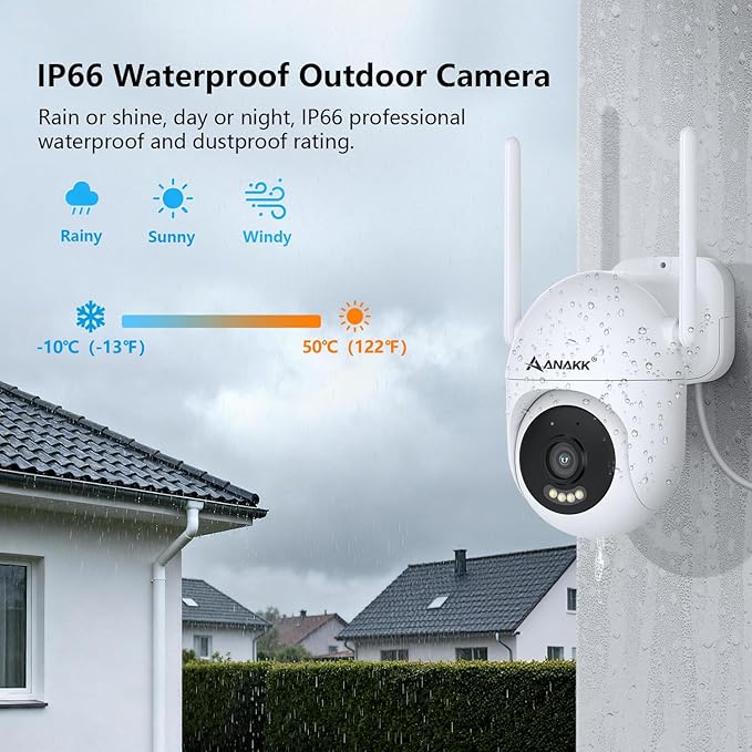 Anakk Outlet Powered Outdoor Security Camera - Image 4