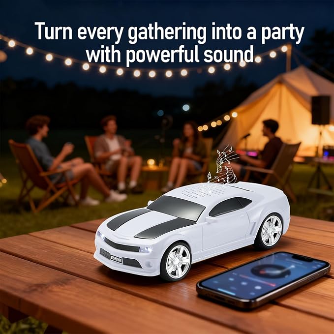 WSTER WS-592 Supercar Design Bluetooth Replica Speaker – Portable Car Model - Image 3
