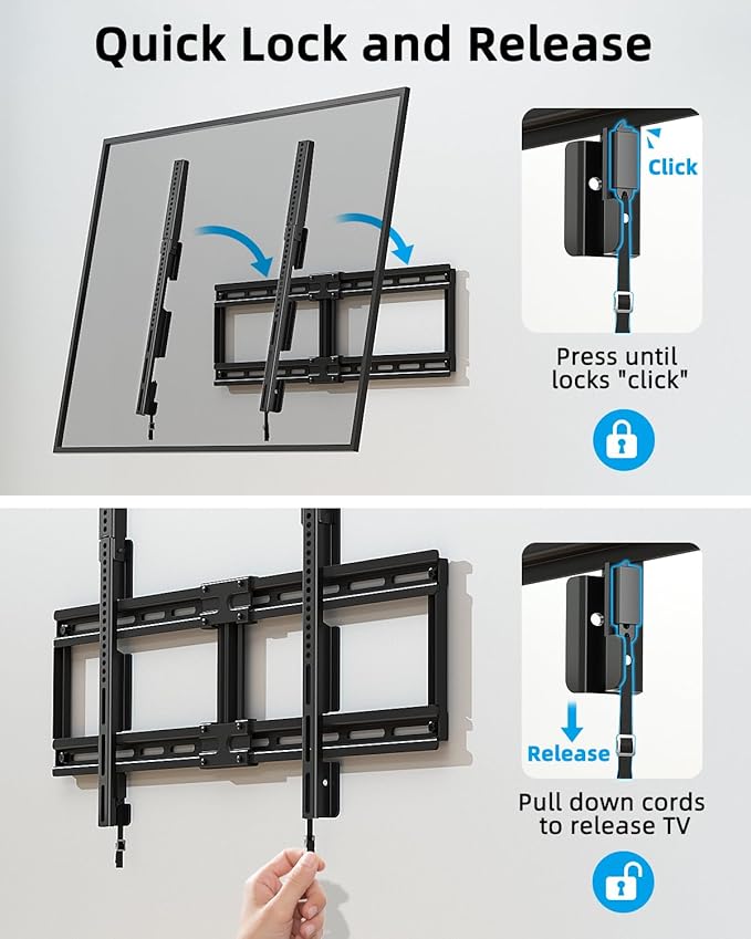 HOME VISION Ultra Slim Fixed TV Wall Mount Bracket - Image 4