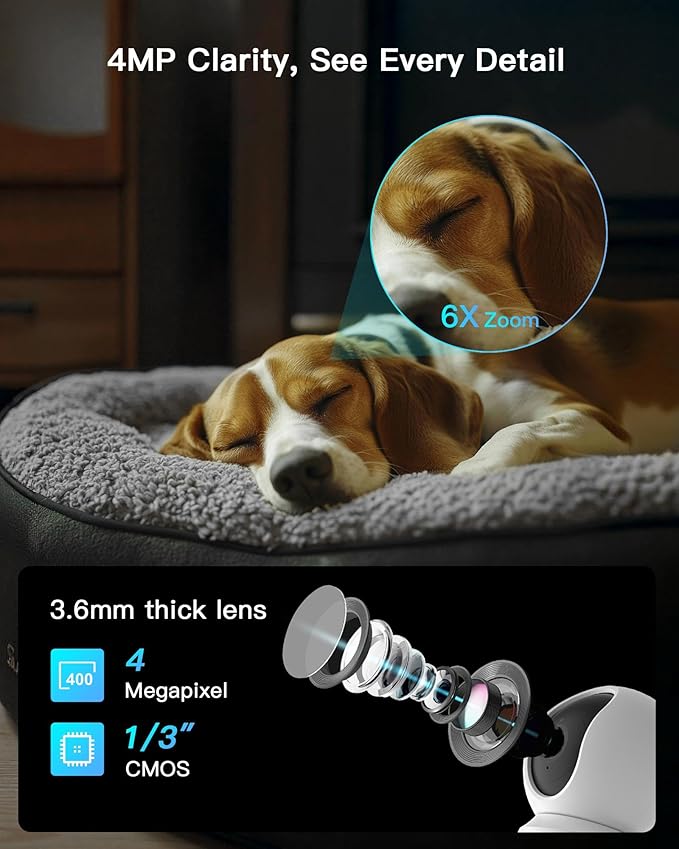 ARENTI 5G Indoor Security Camera, 4MP Pet Camera - Image 2