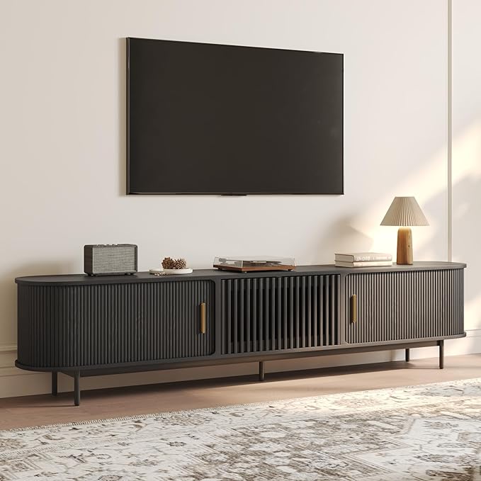POVISON Fully-Assembled Mid Century Modern TV Stand by POVISON