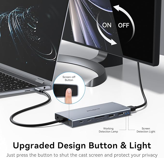 USB C Laptop Docking Station - Image 3