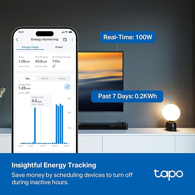 Tapo Smart Wi-Fi Power Strip- 6 Individually Controlled Smart Outlets and 3 USB - Image 3