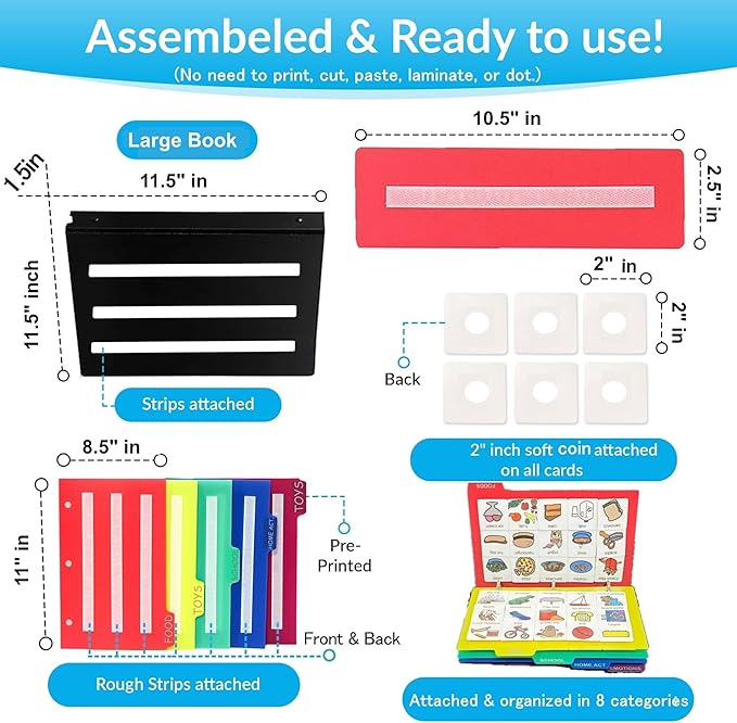 Visual Communication Book, 162 ASD Photo Picture Cards: Autism Language - Image 3