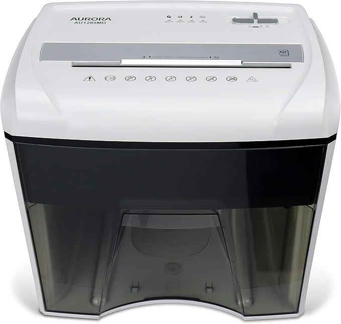 Aurora AU1285MD Compact Desktop-Style High Security 12-Sheet Micro-Cut Paper - Image 6