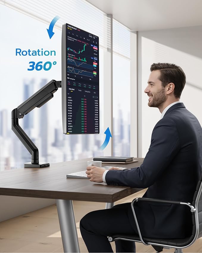 ARES WING Heavy Duty Single Monitor Arm - Image 9