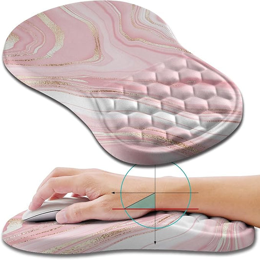 Hokafenle Ergonomic Mouse Pad Wrist Support, Wrist Rest Mousepad by Hokafenle
