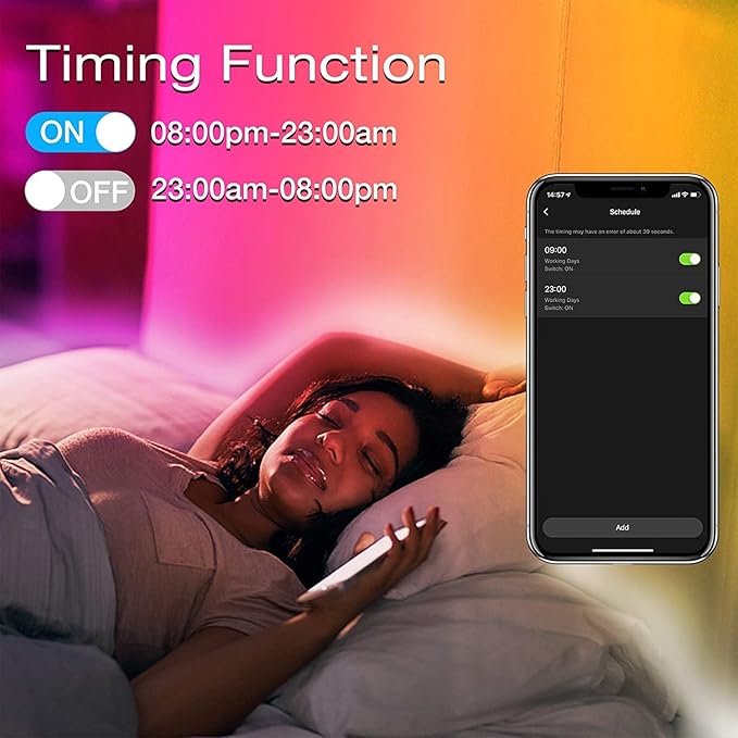 DAYBETTER Smart WiFi Led Lights, Tuya App Controlled, Compatible - Image 5