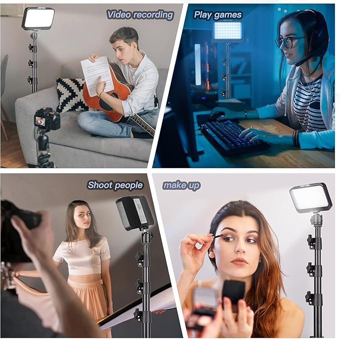 UBeesize LED Video Light Kit, for Zoom, Game Streaming - Image 2