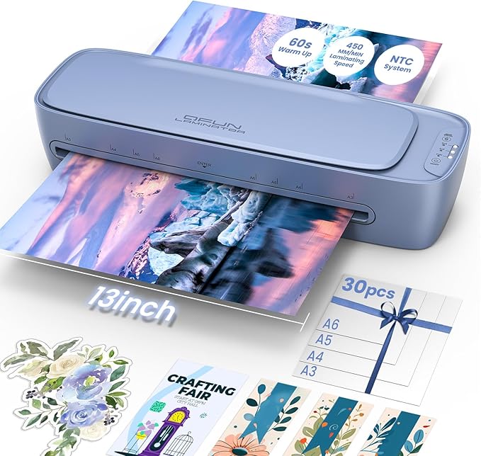 13 Inch Laminator Machine 11x17 by Qfun