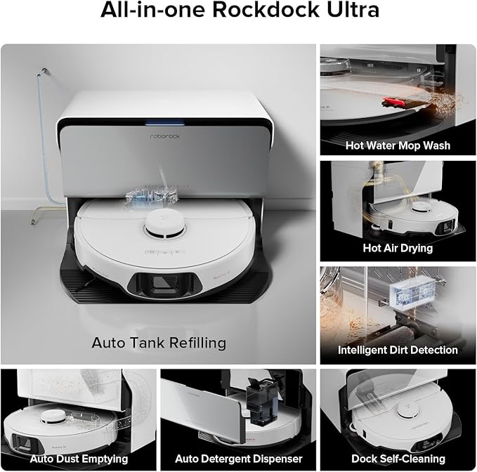 roborock S8 Max Ultra with Auto Water Refilling and Drainage System Robot - Image 4