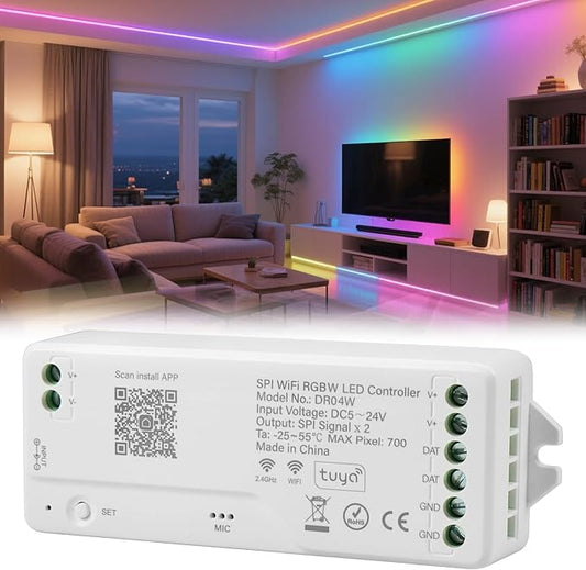 XXK DR04W WiFi SPI 5~24V RGB Controller by XXK