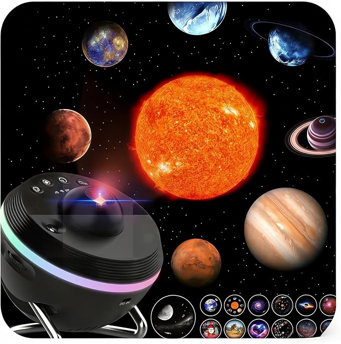 Galaxy Projector for Bedroom, 13 in 1 Planetarium Projector by XFWOJOO