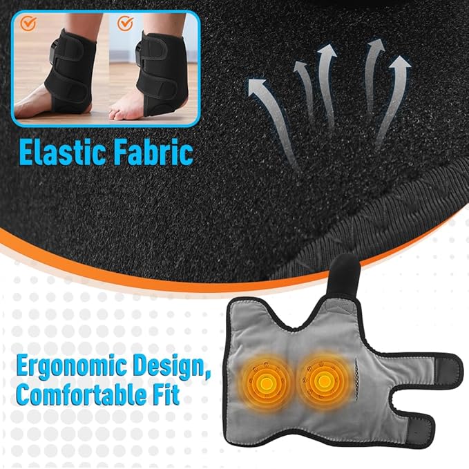 2-Pack Cordless Foot Massager for Neuropathy, Foot and Ankle Massager, Ankle - Image 3