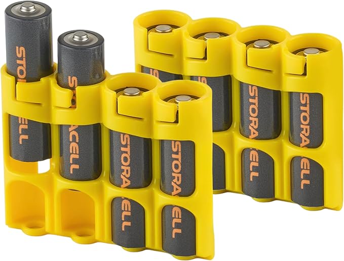 AA Battery Storage Caddy by Storacell, Holds 4 Batteries - Image 2
