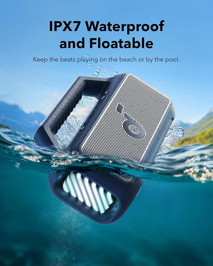 Soundcore Boom 2 by Anker, Outdoor Speaker, BassUp 2.0, 24H Playtime, IPX7 - Image 5