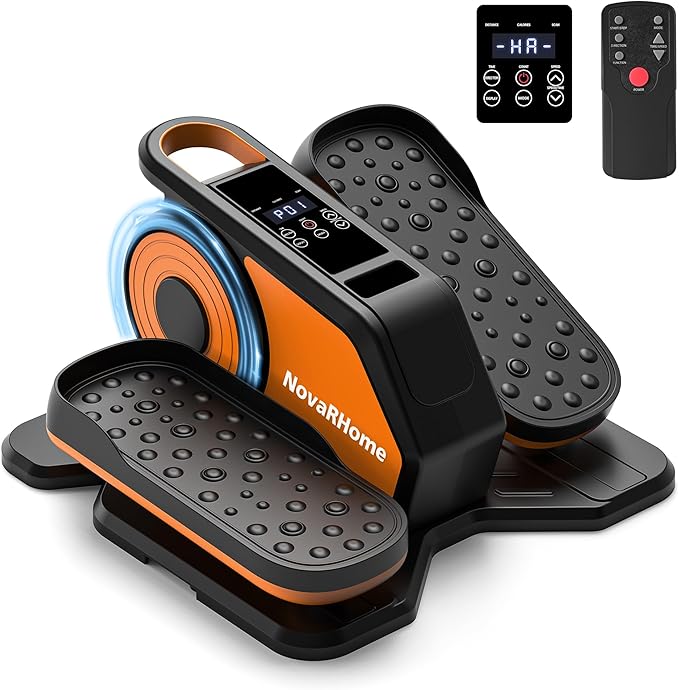 Under Desk Elliptical Machine, Quiet & Portable Electric Machine Seated Pedal by Unknown