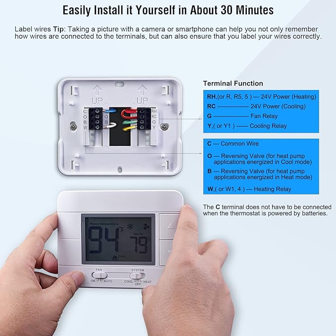 Upgraded Digital Non-Programmable Thermostat - Image 5