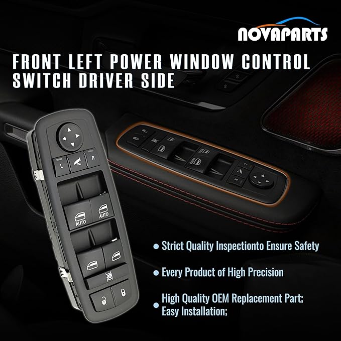 NOVAPARTS 11PINS 56046826AE Driver Side Power Control Window Switch - Image 6