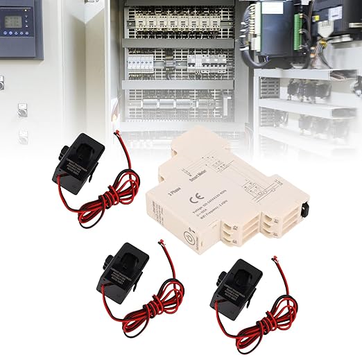 100A 3 Phase Power Meter Energy Consumption Electricity Usage Monitor - Image 6
