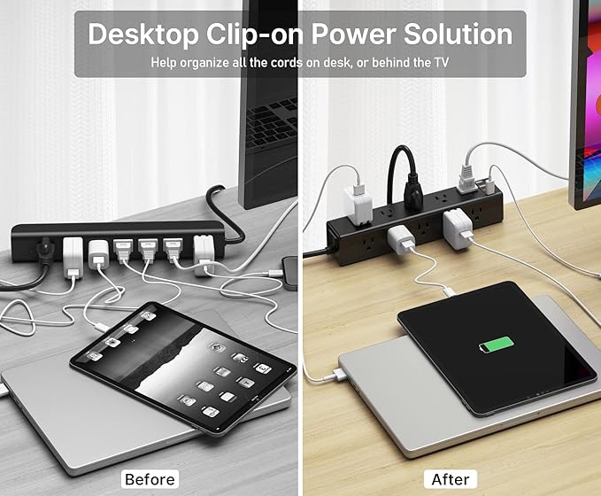CCCEI Standing Desk Clamp Power Strip - Image 5