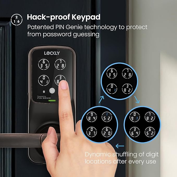 Lockly Secure Plus Bluetooth Smart Door Lock, Keyless Entry - Image 3