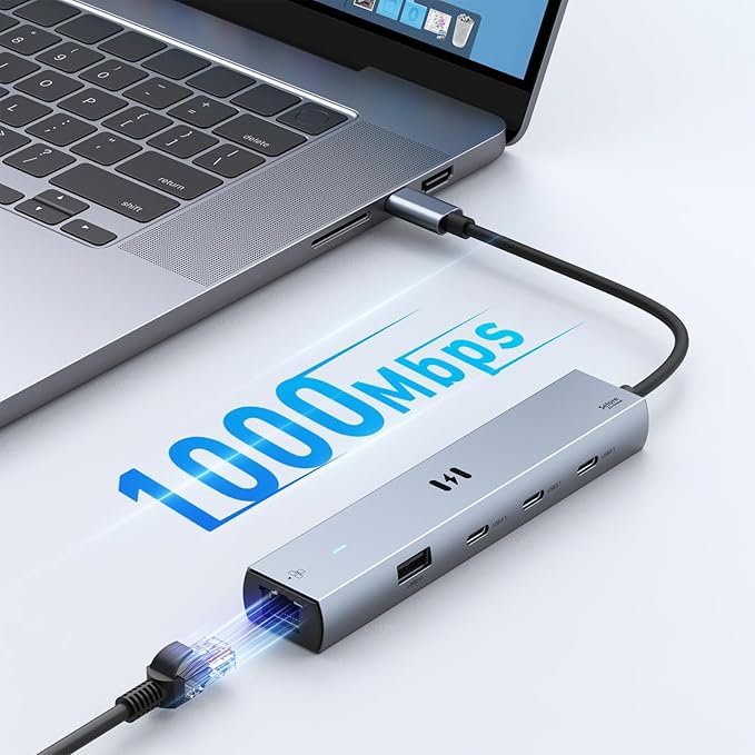 Selore 10Gbps USB C Hub Multiport Adapter, Ethernet Adapter - Image 6