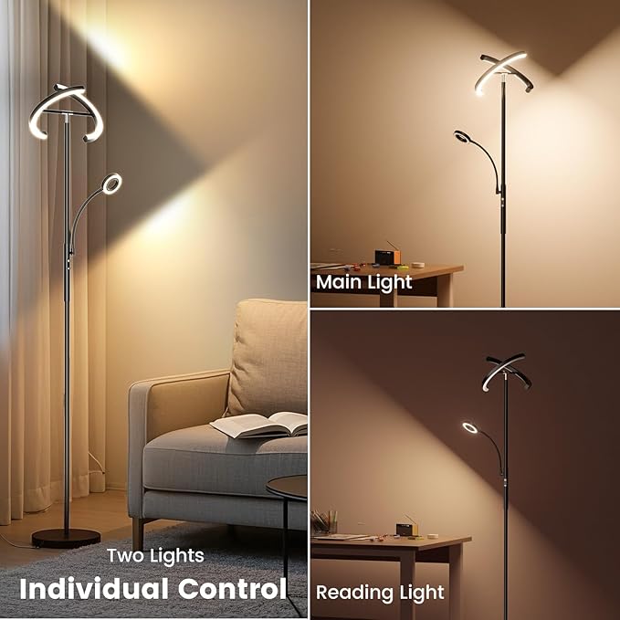 SIBRILLE LED Floor Lamp for Living Room - Image 4
