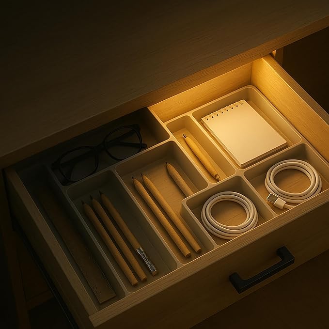VST Rechargeable Drawer Lighting, Door Open Automatic ON/Off Light, Stick-ON - Image 6