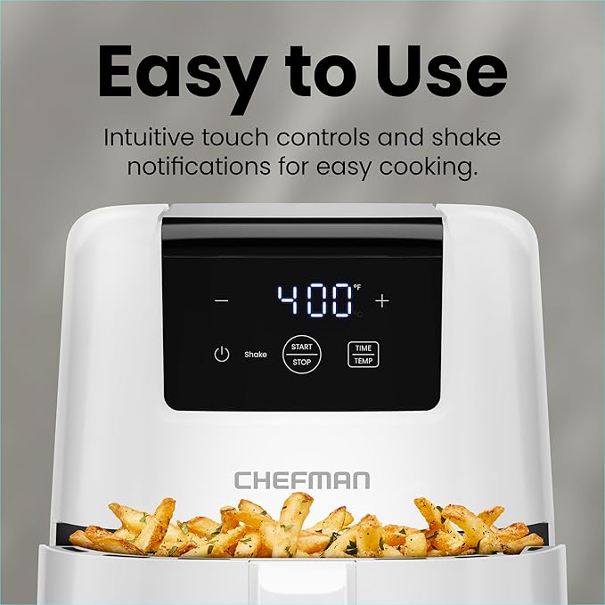 CHEFMAN 2 Qt Mini Air Fryer – Digital Space-Saving Compact Air Fryer - Image 6