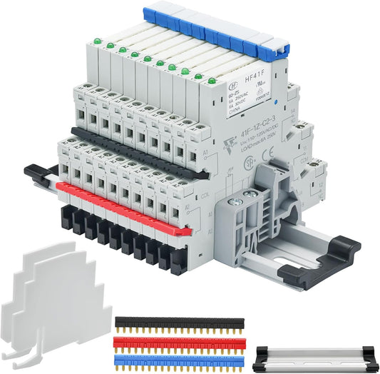 10Pcs Electromechanical Relay Miniature Power Relay 110V/ 120V AC/DC