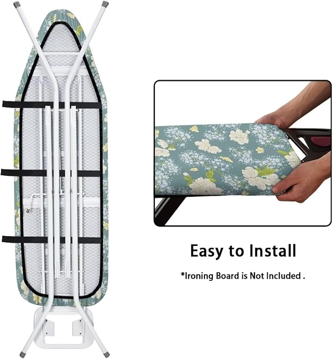 ZCFYGDX Dandelion Flower Print Ironing Board Cover Decor, Resist Scorching & - Image 4