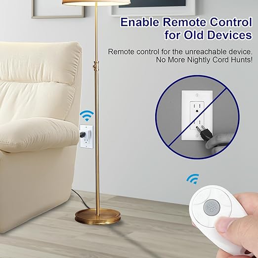 Greencycle Remote Control Outlet, 2 Wireless Light Switches and 2 Outlet Plugs - Image 5