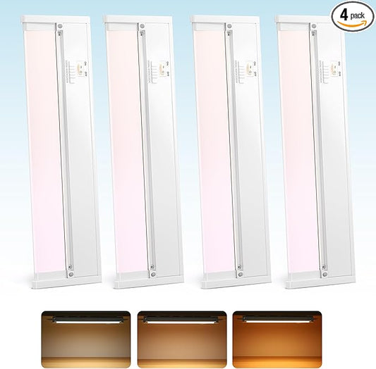 Snyloe 4 Pack 12" Under Cabinet Lighting by HOME