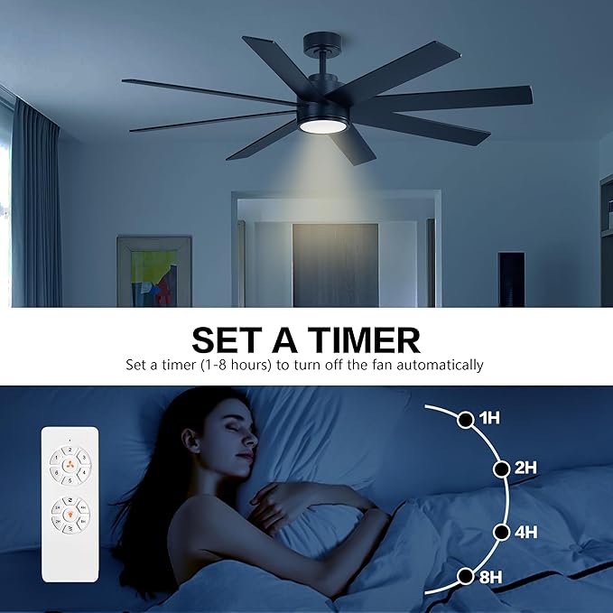 WINGBO 72" Large DC Ceiling Fans - Image 8