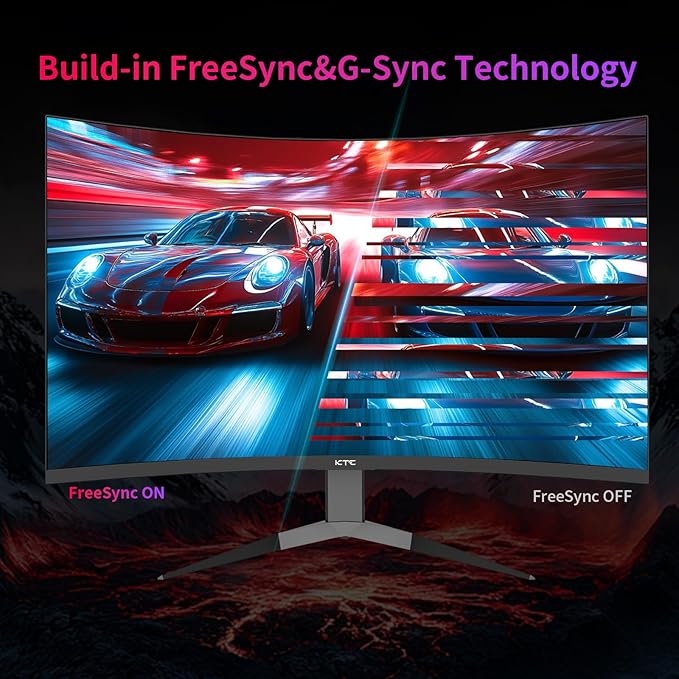 KTC 32Inch 240Hz Curved Gaming Monitor, 1000R VA, 4000:1 Contrast, Support - Image 7