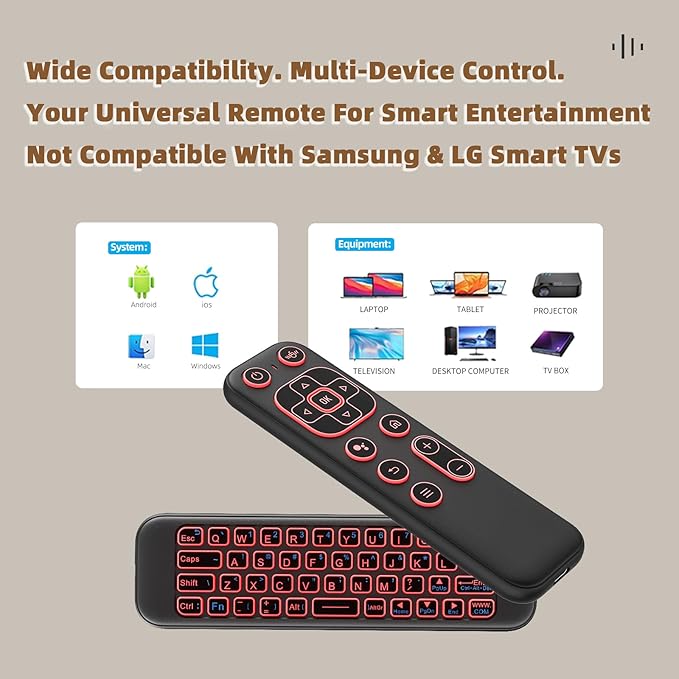 iPazzPort Mini Air Mouse Remote Keyboard - Image 3