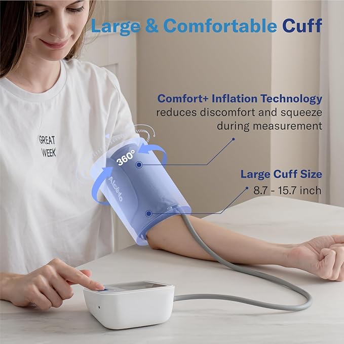 Alcedo Blood Pressure Monitor for Home Use, Automatic Digital BP Machine - Image 6