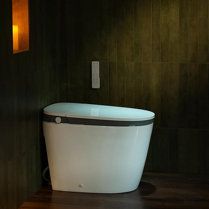WOODBRIDGE Smart Toilet with Auto Open/Close, 1000g MaP Flush Score, Foam Shield - Image 19