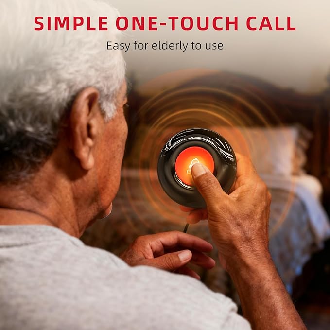 CallToU Caregiver Call Button Wireless Call Bell Alert Button - Image 7