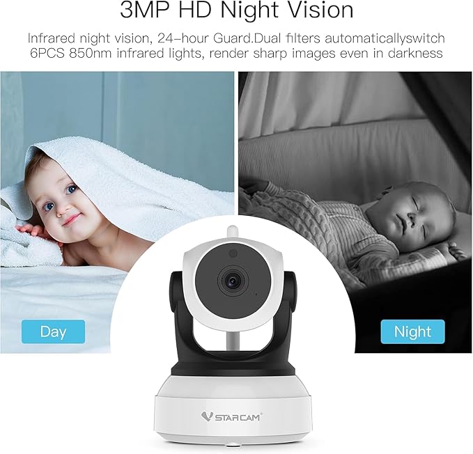VSTARCAM Cameras for Home Security Indoor, 2K - Image 5