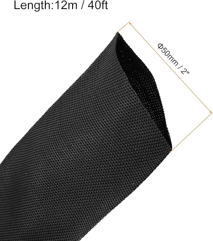 MECCANIXITY Braided Cable Sleeves Heat Shrinkable Fabric Sleeving, Network - Image 2