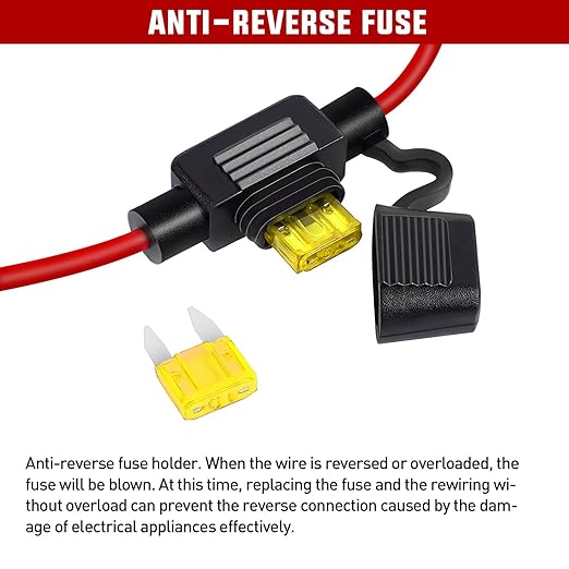 Nilight 48V 36V to 12V Voltage Converter 240W 20A Regulator Step Down to 12VDC - Image 7