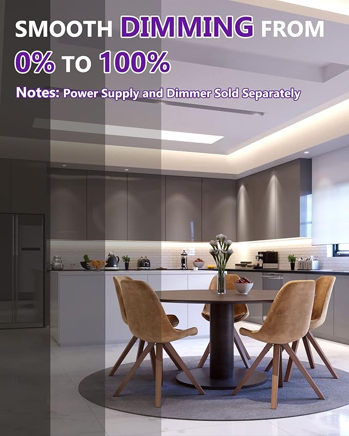 HitLights COB LED Strip Lights Neutral White 4000K, 32.8ft Premium High Density - Image 4