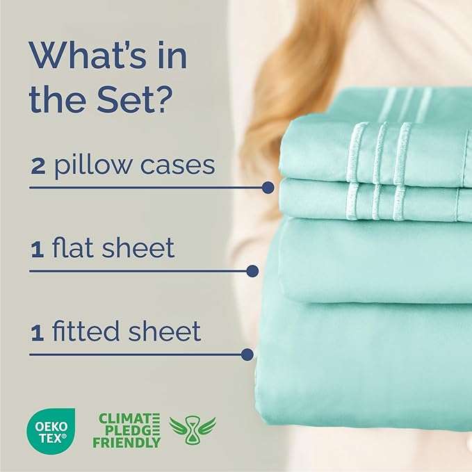 Cal King Size 4 Piece Sheet Set - Image 2