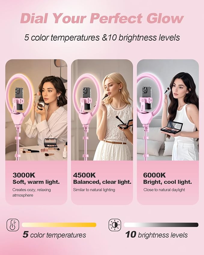 UBeesize 12'' Selfie Ring Light - Image 4