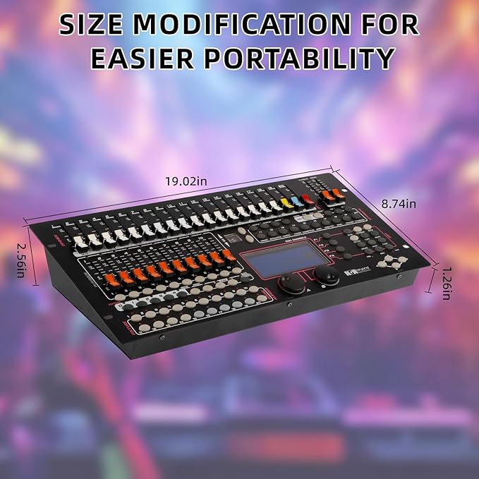 Ygybeyond DMX 1024Controller, 1024 channel Controller, Stage Lighting Equipment - Image 5