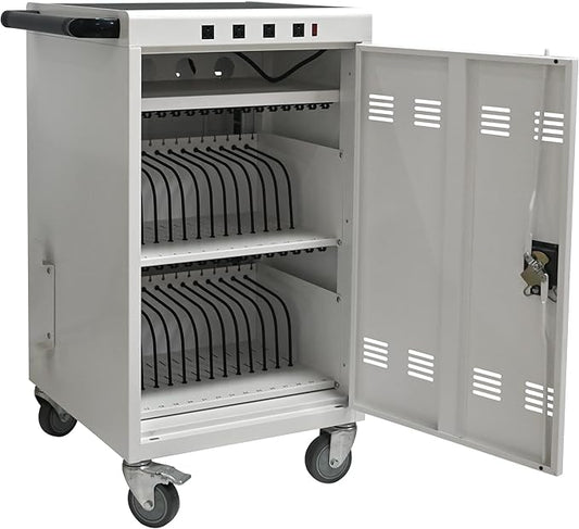 Aokleo Laptop Charging Cart, 35 Devices Tablet Storage Carts by Unknown