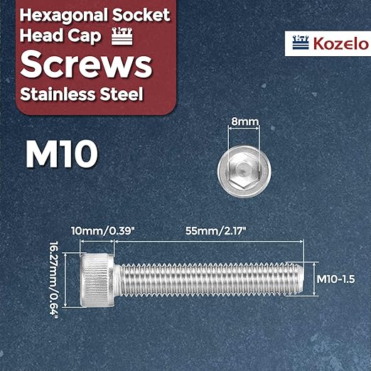 Kozelo 4pcs Socket Head Cap Screws - Image 2